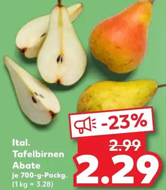 Kaufland DE Ital. Tafelbirnen Abate aanbieding