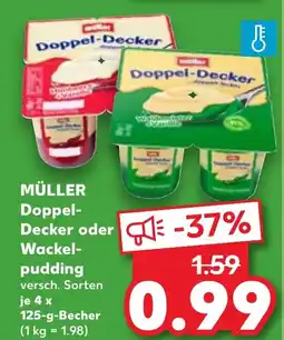 Kaufland DE Müller Doppel Decker oder Wackelpudding aanbieding
