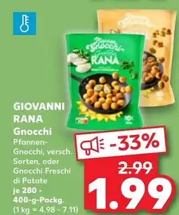 Kaufland DE Giovanni Rana Gnocchi aanbieding