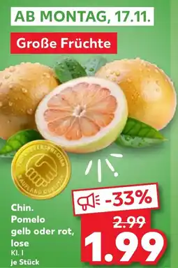 Kaufland DE Chin. Pomelo gelb oder rot, lose aanbieding
