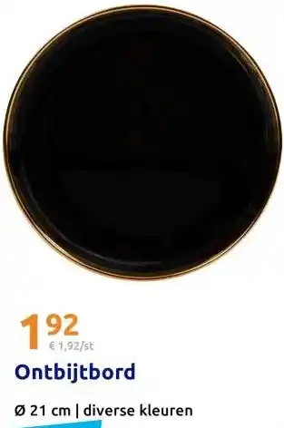 Action Ontbijtbord aanbieding