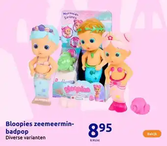 Action Bloopies zeemeermin-badpop aanbieding