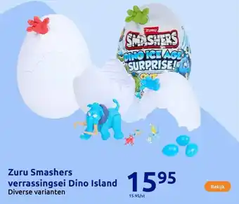 Action Zuru Smashers verrassingsei Dino Island aanbieding
