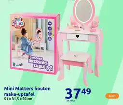 Action Mini Matters houten make-uptafel aanbieding