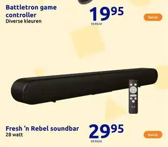 Action Fresh ’n Rebel soundbar aanbieding