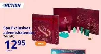 Action Spa Exclusives adventskalender aanbieding
