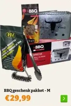 Obelink BBQ geschenk pakket - M aanbieding