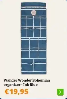 Obelink Wander Wonder Bohemian organizer - Ink Blue aanbieding
