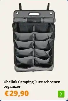 Obelink Obelink Camping Luxe schoenen organizer aanbieding