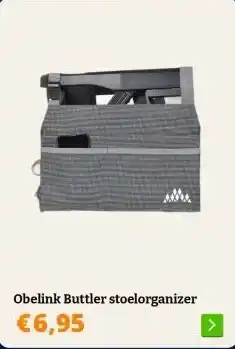 Obelink Obelink Buttler stoelorganizer aanbieding