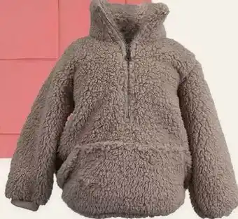 Obelink Unique Living Kids Willow oversized hoodie - Taupe aanbieding