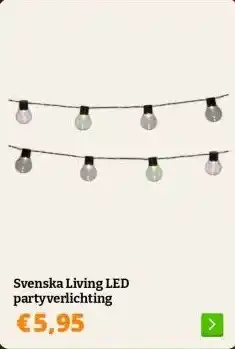 Obelink Svenska Living LED partyverlichting aanbieding