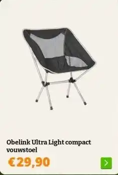 Obelink Obelink Ultra Light compact vouwstoel aanbieding