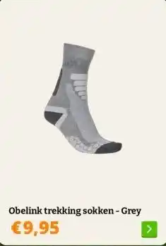 Obelink Obelink trekking sokken - Grey aanbieding
