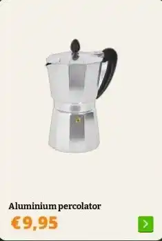 Obelink Aluminium percolator aanbieding