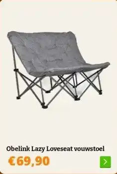Obelink Obelink Lazy Loveseat vouwstoel aanbieding