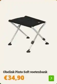 Obelink Obelink Ibiza Luxe voetenbank - Green aanbieding