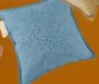 Obelink Pleafs Warmtekussen Nomad 45x45cm - Shadow Blue aanbieding