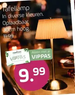 Coppelmans Tafellamp aanbieding