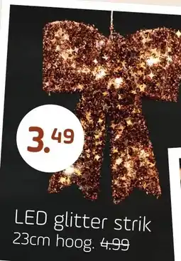 Coppelmans LED glitter strik aanbieding