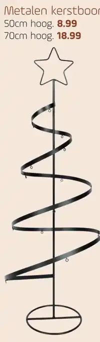 Coppelmans Metalen kerstboom 70cm hoog aanbieding