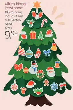 Coppelmans Vilten kinderkerstboom aanbieding