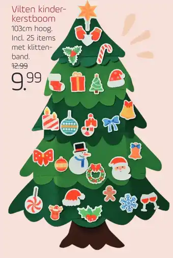 Coppelmans Vilten kinderkerstboom aanbieding