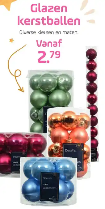 Coppelmans Glazen kerstballen aanbieding