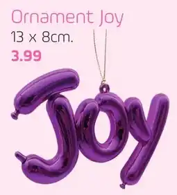 Coppelmans Ornament Joy aanbieding
