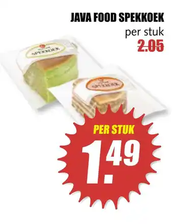 MCD Supermarkt Java Food Spekkoek aanbieding