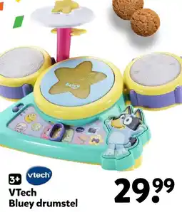 Intertoys VTech Bluey drumstel aanbieding