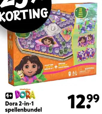 Intertoys Dora 2-in-1 spellenbundel aanbieding