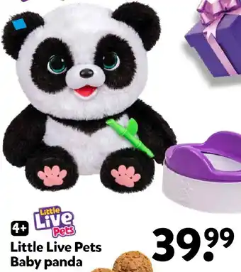 Intertoys Little Live Pets Baby panda aanbieding