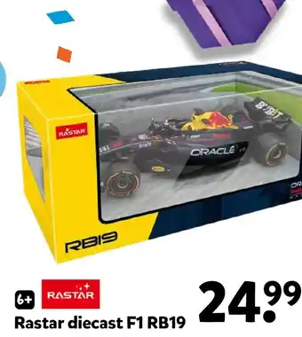 Intertoys Rastar diecast F1 RB19 aanbieding