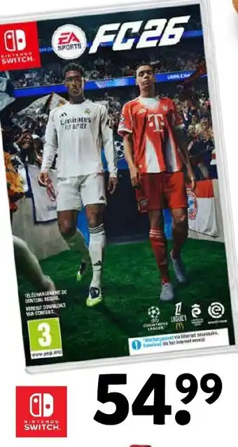 Intertoys Nintendo Switch FC26 aanbieding