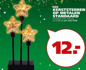 Ranzijn Kerststerren op metalen standaard aanbieding