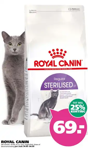 Ranzijn Royal canin aanbieding