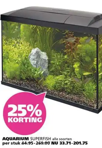 Ranzijn Aquarium Superfish aanbieding