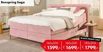 Woonsquare Boxspring Saga aanbieding