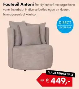 Woonsquare Fauteuil Antoni aanbieding