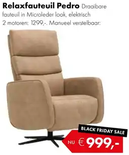 Woonsquare Relaxfauteuil Pedro aanbieding