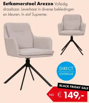 Woonsquare Eetkamerstoel Arezzo aanbieding