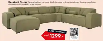 Woonsquare Hoekbank Firenze aanbieding