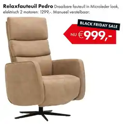 Woonsquare Relaxfauteuil Pedro aanbieding