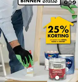 Bouwhof Op lakken van finess, flexa en histor aanbieding