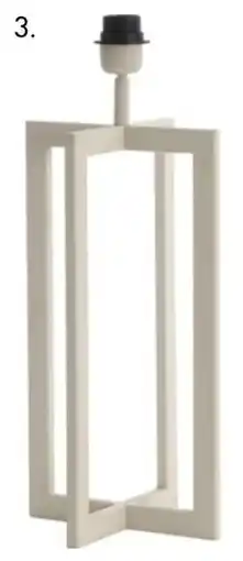 Bouwhof Light & Living lampvoet MACE aanbieding