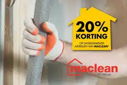 Bouwhof Op gasbesparende artikelen van maclean aanbieding
