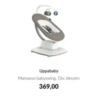 Babypark Uppababy Mamaroo babyswing. aanbieding