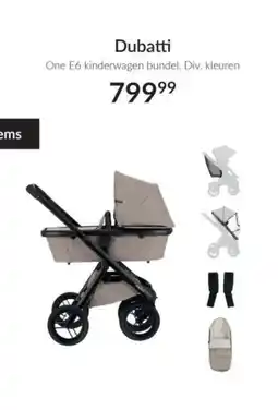 Babypark Dubatti One E6 kinderwagen bundel. aanbieding
