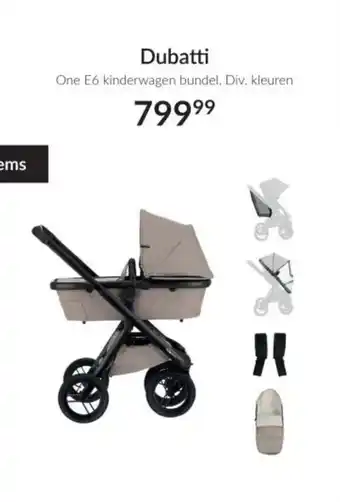 Babypark Dubatti One E6 kinderwagen bundel. aanbieding